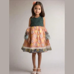 Matilda Jane Girls Dress Sz 8 Heart Soul Pride Character Counts Vigilante Maya - Picture 1 of 7