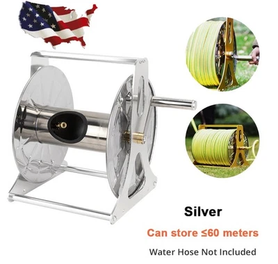 Carrete de tubería de jardín carrete de manguera portátil tubo de agua almacenamiento estante suministros de jardín Foto 1 de 4
