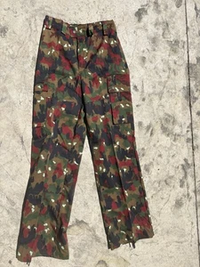 Swiss Alpenflage BDU Pants size 40/85 Camo Camouflage Military Small Extra Long - Picture 1 of 5