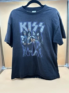 Kiss T-Shirt Alive Tour Kurzarm Band Gr. Large schwarz **DEFEKT** Grafik Tee - Bild 1 von 8