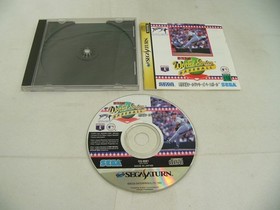 Mint Disc Sega Saturn Hideo Nomo World Series Baseball - Inc Manual - Japan