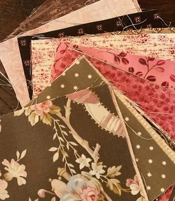 Keepsake Quilting 50 Pc 5” Square Charm Pack “Cocoa And Peppermint” - Image 1 of 3