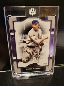 Topps Tier One 2024 - Honus Wagner #1 púrpura #'d 26/50 - Imagen 1 de 2