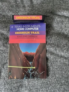Chisholm Trail (TI-99/4a, 1982) Game And Manual. Tested And Works - Picture 1 of 11