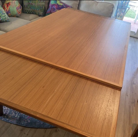 Mid Century Vintage 1960’s Teak Extendable Dining Table Cover