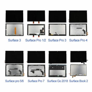 LCD Touch Screen Display For Microsoft Surface Pro 1 2 3 4 5 6 7 Go Book 2 X Lot - Picture 1 of 22