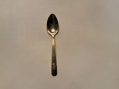 Wm. Rogers Celebrity AKA Wild Rose Teaspoon - Image 1 of 4