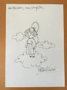 Roberto Rinaldi Autograph Drawing - Picture 1 of 1