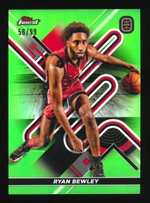 2022-23 TOPPS FINEST OTE OVERTIME ELITE RYAN BEWLEY #D/99 NEON GREEN REFRACTOR - Image 1 of 3