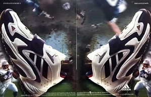 1998 Tennessee Titans Eddie George photo Adidas "Feet You Wear" 2-page print ad - Picture 1 of 1