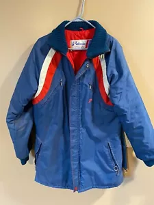 Vintage 70s Polaris Snowmobile suit Jacket Bibs - Picture 1 of 5