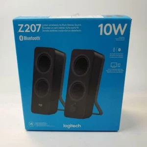 Logitech Z207 2.0 10W Bluetooth Stereo Speaker Pair | Grade B - Picture 1 of 6