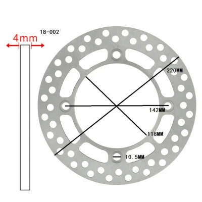 Rotor de disco de freno trasero para Suzuki DR250 1990-1995 RD250R 1995-2000 DRZ250 01-07 Foto 1 de 3