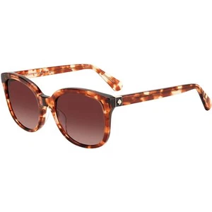Kate Spade Women's Sunglasses Full Rim Pink Havana Acetate Frame GWENITH S 0HT8 - Picture 1 of 3