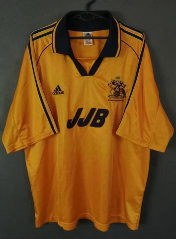 MEN ADIDAS FC WIGAN ATHLETIC 1998/2000 AWAY SOCCER FOOTBALL SHIRT JERSEY SIZE XL Cover