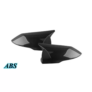 Par de molduras de cubierta de espejo retrovisor de fibra de carbono ABS para Hyundai Elantra 2021-2025 - Imagen 1 de 4