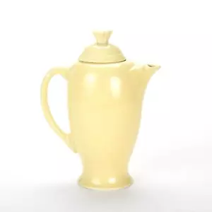 Fiestaware Fiesta Homer Laughlin Ceramic Glazed Coffee Server Yellow - Picture 1 of 7