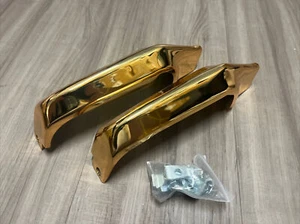 1964 Impala Gold Plated Front Bumper Guard Pair - Picture 1 of 4