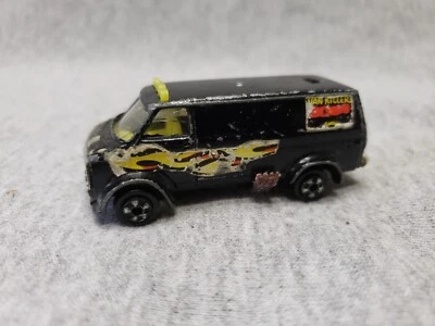 De colección Zylmex P343 Negro Dodge Van Killer Escala 1:64 Hong Kong Base de Metal Foto 1 de 4