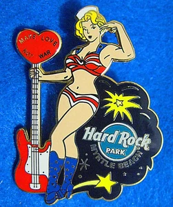 MYRTLE BEACH PARK 4º JULIO BIKINI MARINERO HACER EL AMOR CHICA Hard Rock Café PIN - Imagen 1 de 1