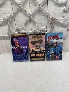 The Cowboys John Wayne, Roy Rogers, The Lone Ranger VHS Movies All Sealed - Picture 1 of 5