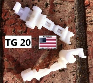 Geo Chevy Tracker & Suzuki Sidekick 96-98 door rod clips (1 Pair ) TG-20 - Picture 1 of 7