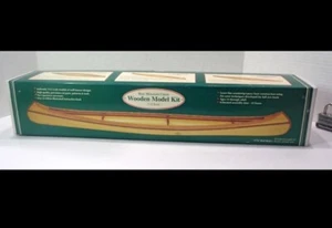 Bear Mountain Canoe 1:12 Kit Modellino Prospettore Castagno Legno In scatola Completamente Nuovo - Foto 1 di 20