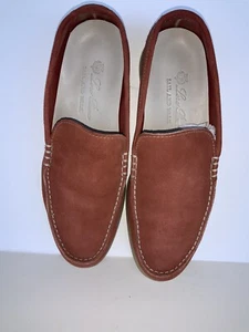 LORO PIANA “Sail And Walk” Suede Summer Loafers in Loro Piana Signature Color - Picture 1 of 12