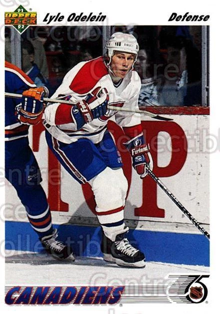 1991-92 Upper Deck #482 Lyle Odelein - Image 1 of 1