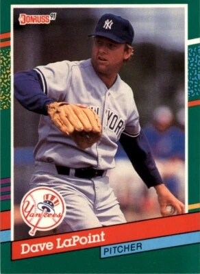 1991 Donruss Dave LaPoint #481 - Image 1 of 2