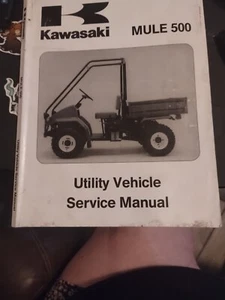 KAWASAKI MULE 500 ATV UTILITY VEHICLE SERVICE MANUAL - Picture 1 of 2