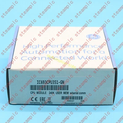 ONE New For GE FANUC IC693CPU351-GN CPU MODULE Fedex or DHL - Image 1 of 4