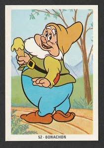 Fher 1970s Spain Spanish Walt Disney Trade Card #52 Happy - one of the 7 Dwarfs - Picture 1 of 1