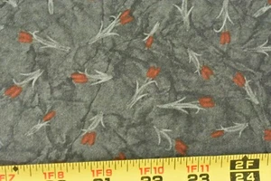 By 1/2 Yd, Green & Rust Wetland Foliage Quilt Cotton, Moda, Holly Taylor, P8958 - Picture 1 of 7