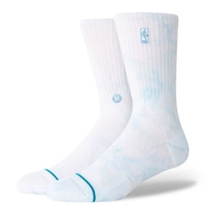 STANCE NBA LOGOMAN DYE SOCKEN. NEU HELLBLAU TIE DYE KISSEN GRÖßE UK 6 – 8,5 - Bild 1 von 1