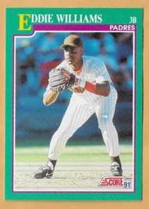 EDDIE WILLIAMS SAN DIEGO PADRES #552 - Casi nuevo - Como nuevo 1991 - Imagen 1 de 2