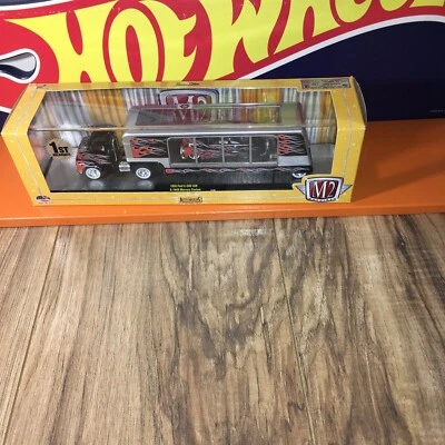 M2 Machines R01 Auto Haulers 1956 Ford C-500 COE 1949 Mercury Custom Coupe 11-02 - Image 1 of 4