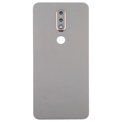 For Nokia 7.1 Battery Back Cover Phone Back Cover Phone Replacement (Silver) - Image 1 of 4
