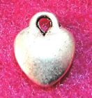 40pcs. Tibetan Silver Small Heart Charms Earring Drops Jewelry Findings H011