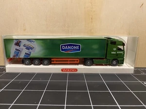 WIKING 5280343 - MB Actros Semi Tractor & Trailer #106 - DANONE - 1:87/H0 - Picture 1 of 5