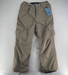 686 Smarty 3 in 1 Detachable Lining Mens Snowboard Cargo Pants XL Pockets New