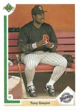 TONY GWYNN SAN DIEGO PADRES #255 - UPPER DECK NM-MT 1991