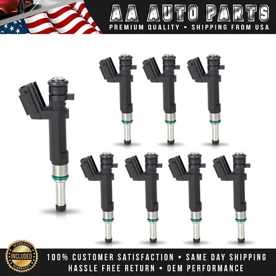 8PCS Fuel Injectors for Nissan 2014-2016 Note 2012-2019 Versa 1.6L l4 166001KT0A - Image 1 of 4