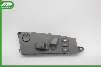✅ 07-13 Interruptor de memoria del asiento del lado del conductor delantero izquierdo BMW X5 E70 negro 9275063 OEM Foto 1 de 4