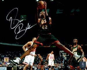 Seattle Supersonics VIN BAKER #42 signed 8x10 Photo #1 AUTO - 4 x All Star  - Bild 1 von 1