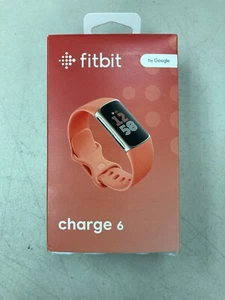 Fitbit By Google Charge 6 Fitness Tracker with GPS Heart Rate Sleep Coral NEW - Picture 1 of 6