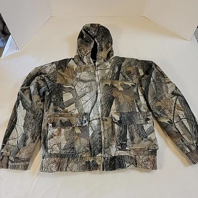 Outfitters Ridge RealTree Hardwood  Camo Winter Hunting Jacket Youth XL(14/16) - Image 1 of 4