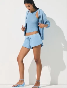 Neu im Karton Skims French Terry Short Short Größe Medium Blue Bell - Bild 1 von 4