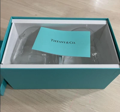 New! Tiffany & Co. Pair Glasses Set with Box (FedEx Shipping) - Image 1 of 4