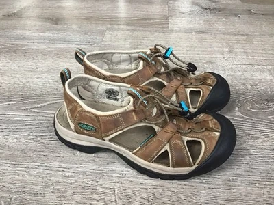 Sandalias de agua Keen 1003993 Venice para mujer talla 8 marrón mar Caribe Foto 1 de 4
